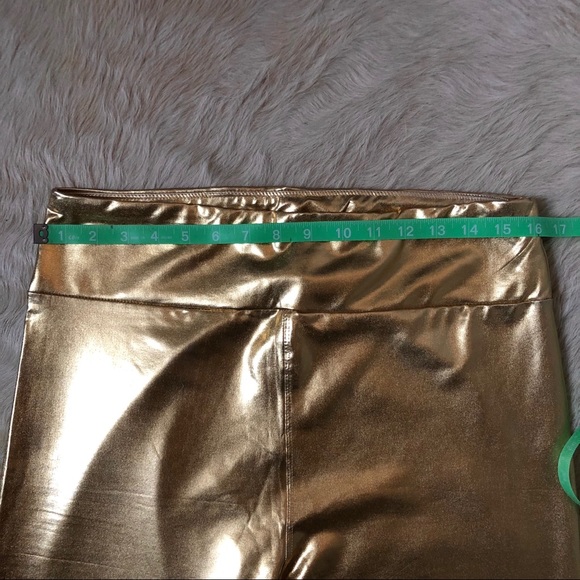 Metallic Gold Leggings - Picture 9 of 9
